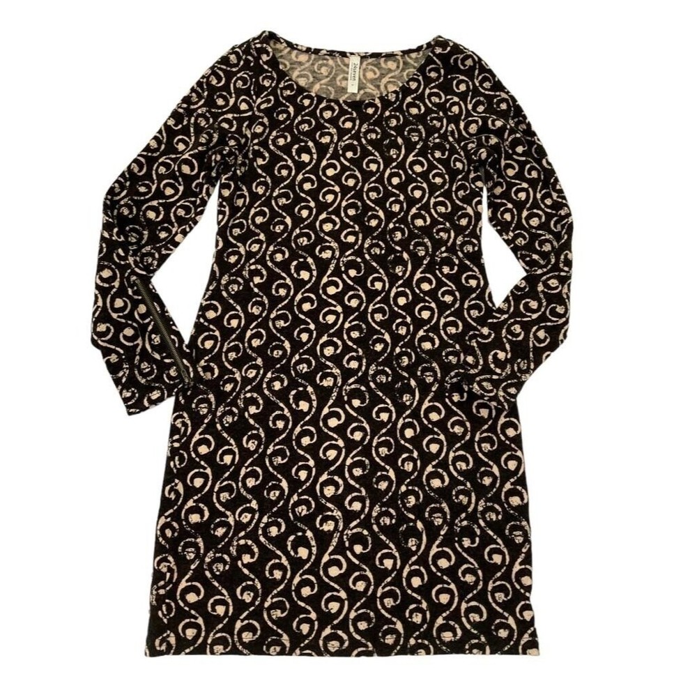 24Seven Women Size Small Long Sleeve Dress Winter Fall Dress H1-648